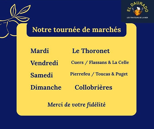 Nos marchés