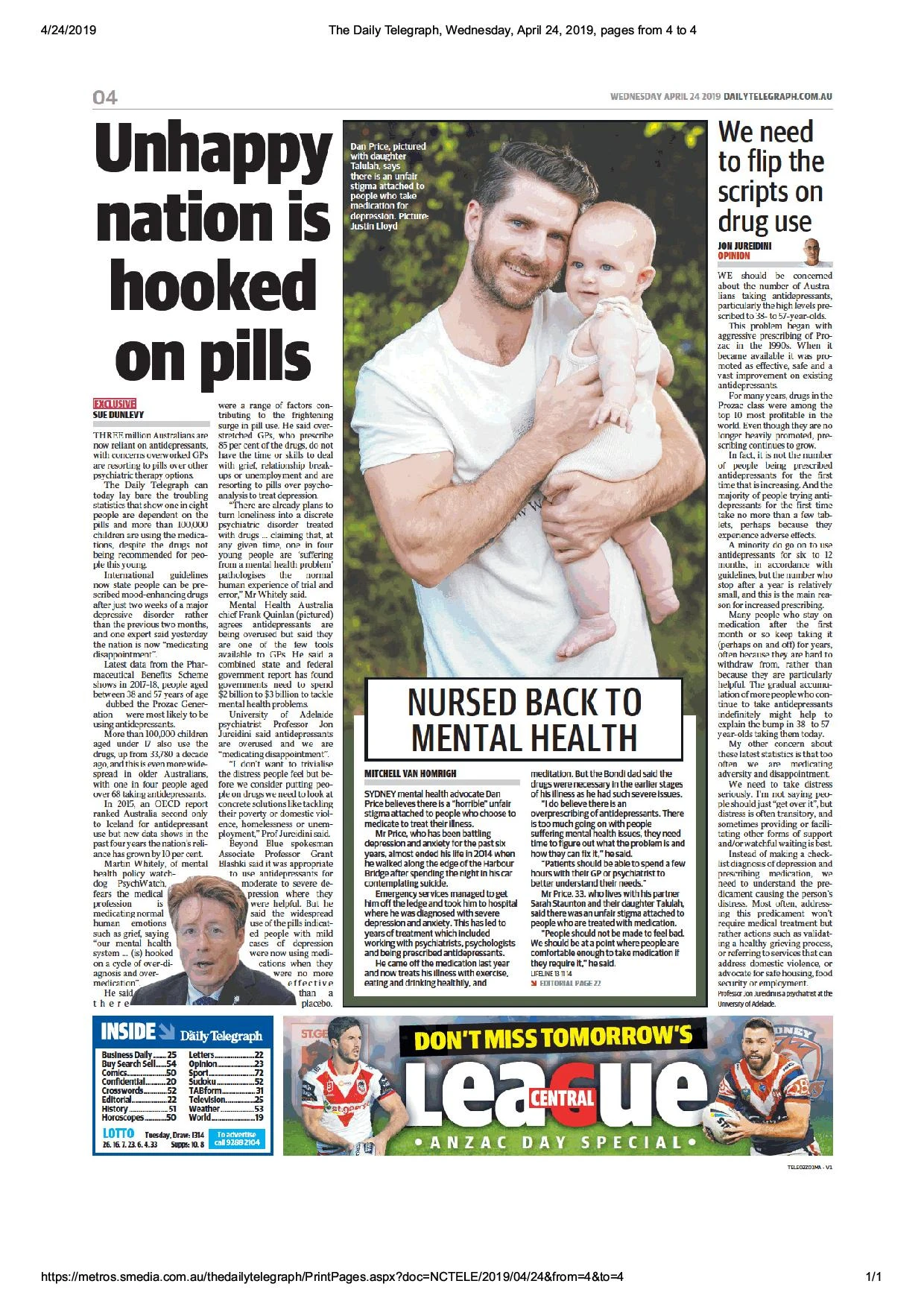 1 in 8 over 3 million australians are on antidepressants why is the lucky country so miserable