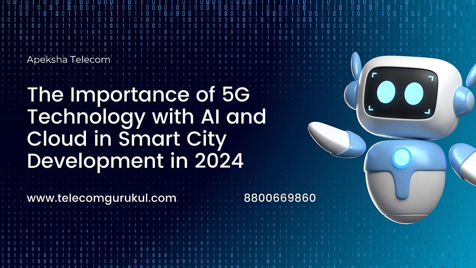 The Importance of 5G Technology with AI and Cloud in Smart City Development in 2024