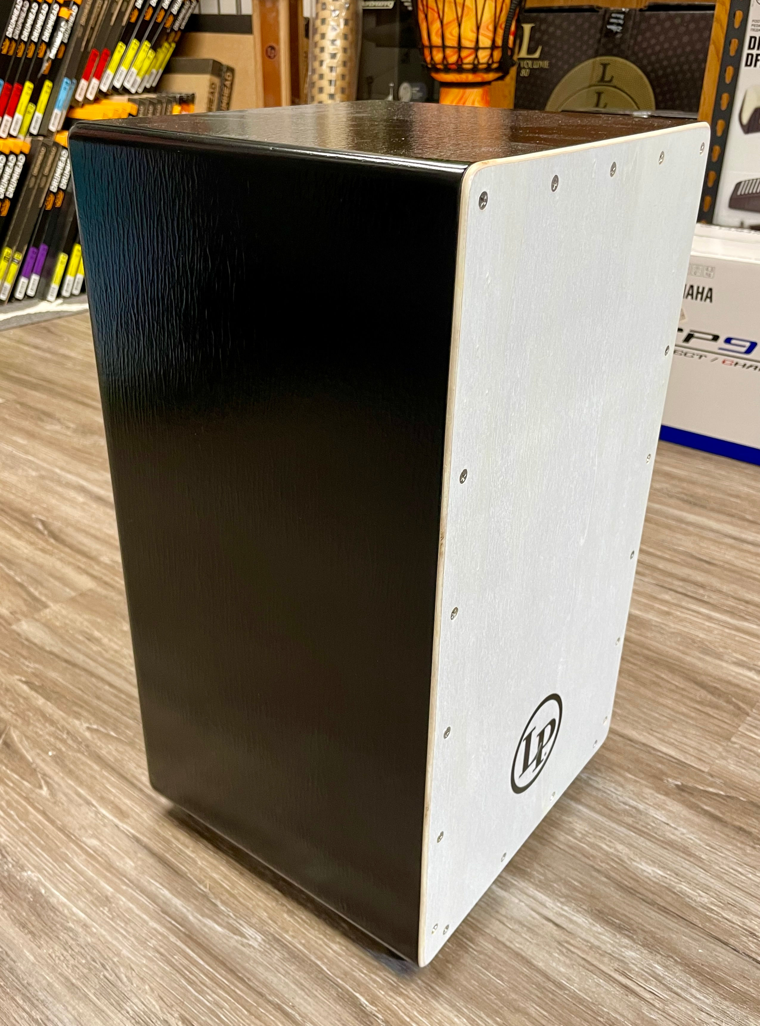 LP Black Box Wire Cajon With Natural Faceplate