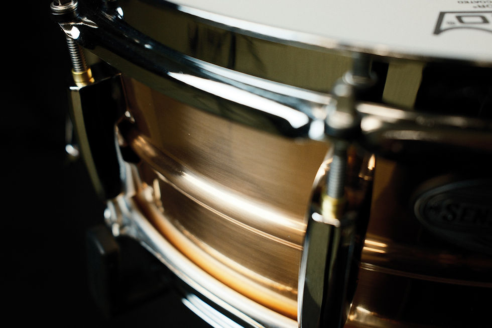 Thumbnail: Pearl Sensitone Phosphor Bronze Snare Drum 14x5 w/CL Lugs