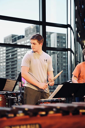 Percussion Ensemble Rehearsal at Lincoln Center