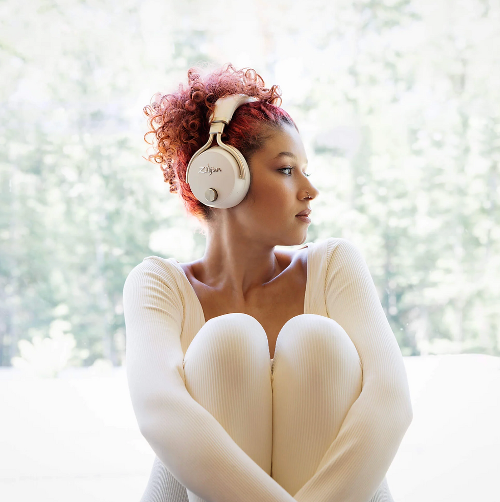 Thumbnail: Zildjian ALCHEM-E Perfect Tune Headphones - White