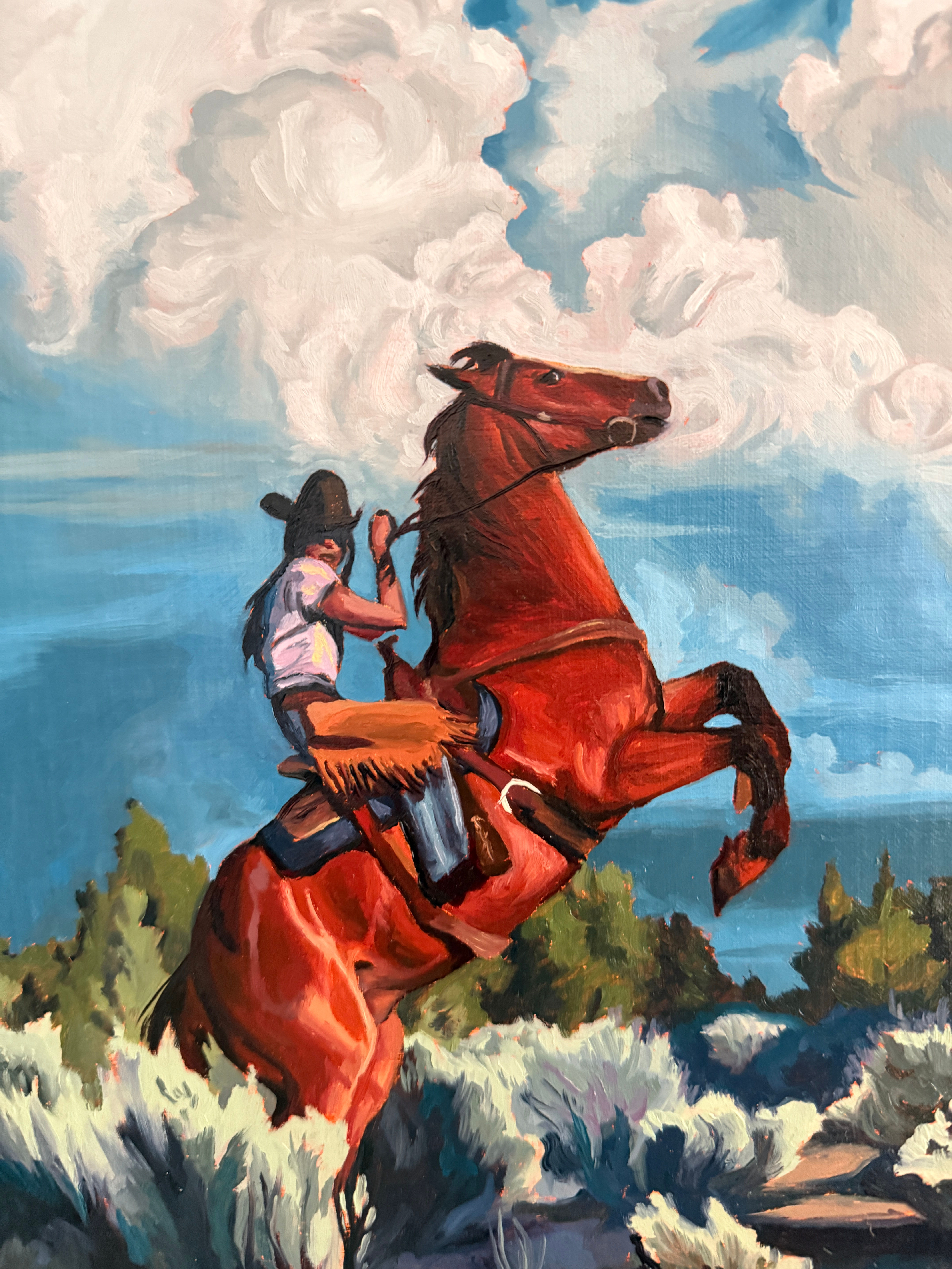 "Where Hooves Meet Heaven" Paint Study