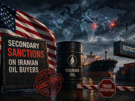 US expands secondary sanctions on Iranian oil buyers, increasing pressure on global trade flows