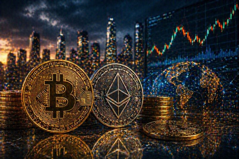Bitcoin and Ethereum Stability Signals Growing Institutional Influence in Digital Asset Markets
