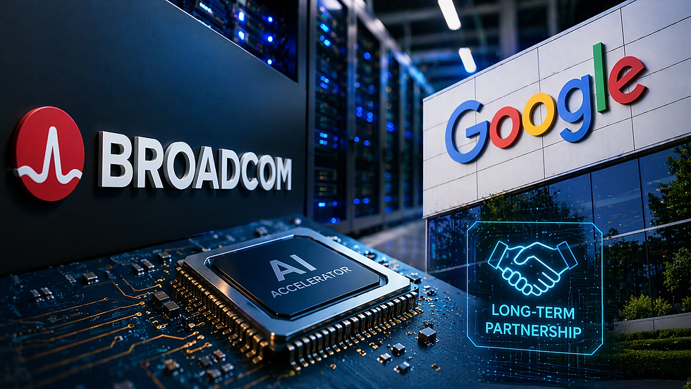 Broadcom Strengthens Its Position in the AI Race Through a Long Term Google Chip Partnership