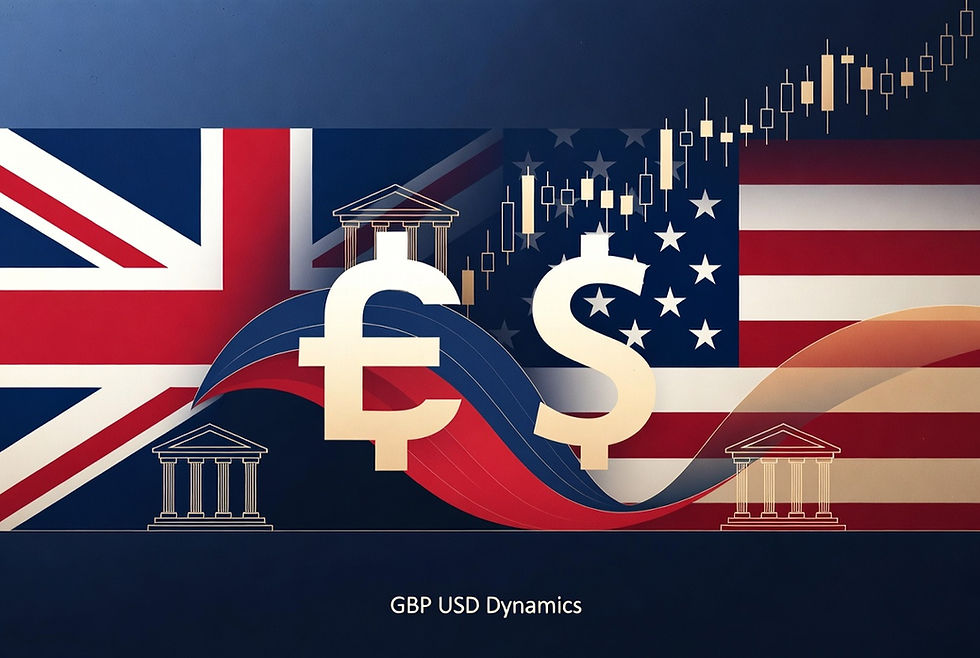 GBP USD Movements Influenced by Bank of England Rate Path Expectations Versus United States Data