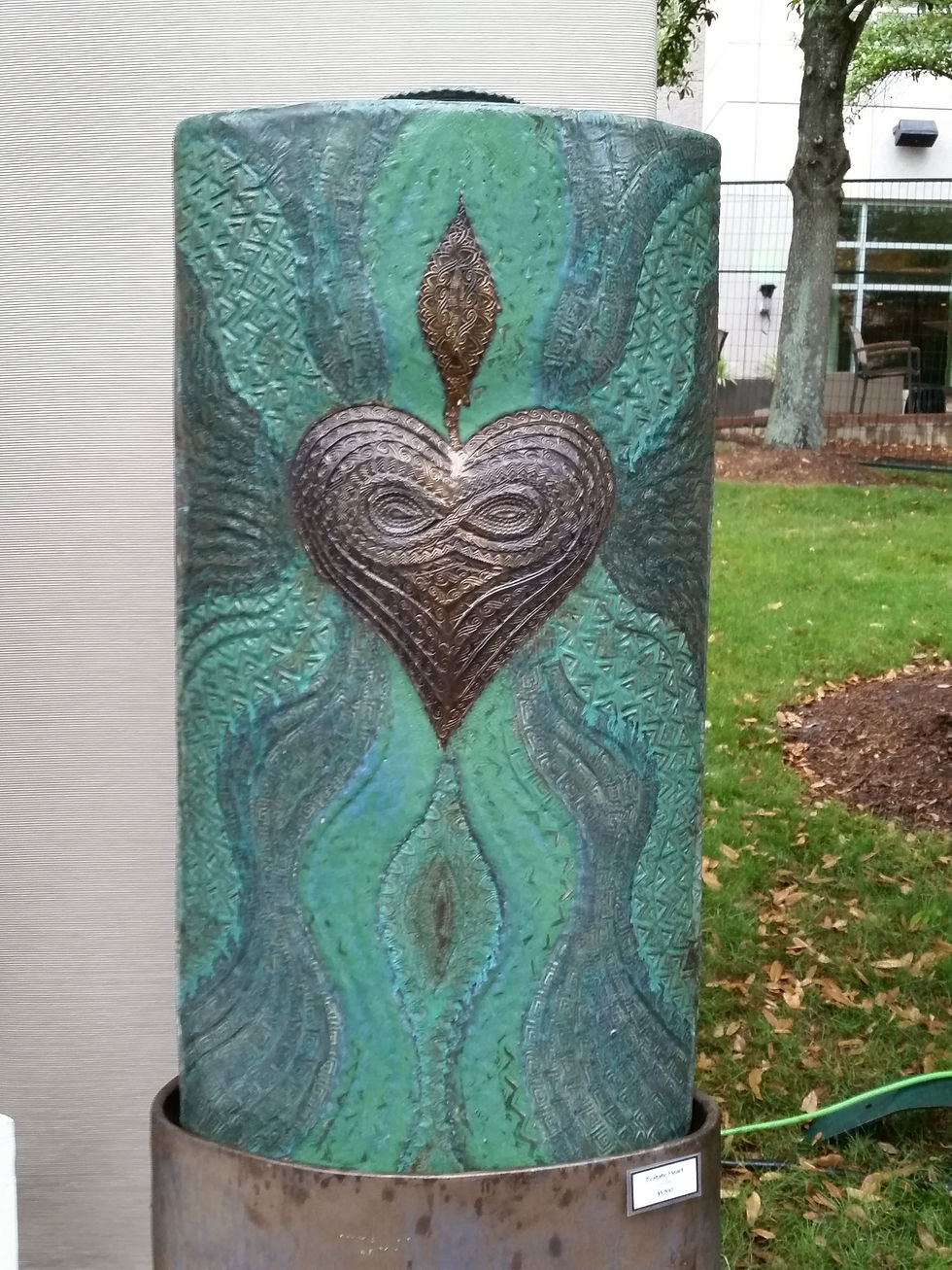 Thumbnail: Green/Bronze Ecstatic Heart