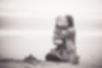Best-aberdeen-family-children-photographer-montrose-arbroath-aberdeenshire-beach-st-cyrus-black-and-white-mother-kissing-boy