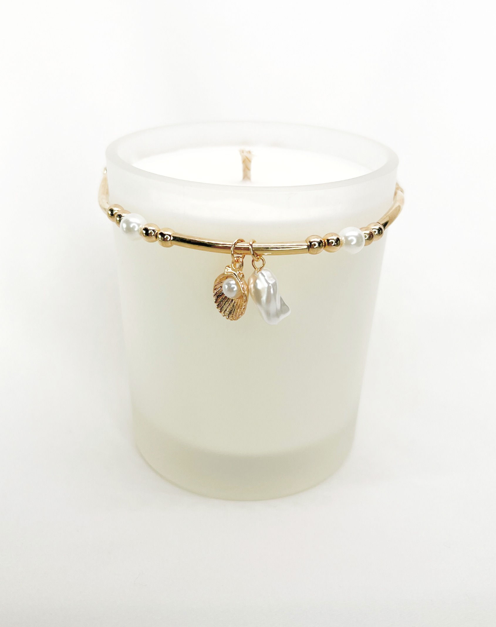 Gold Sea Shell with Pearl