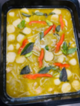 Green curry chicken 