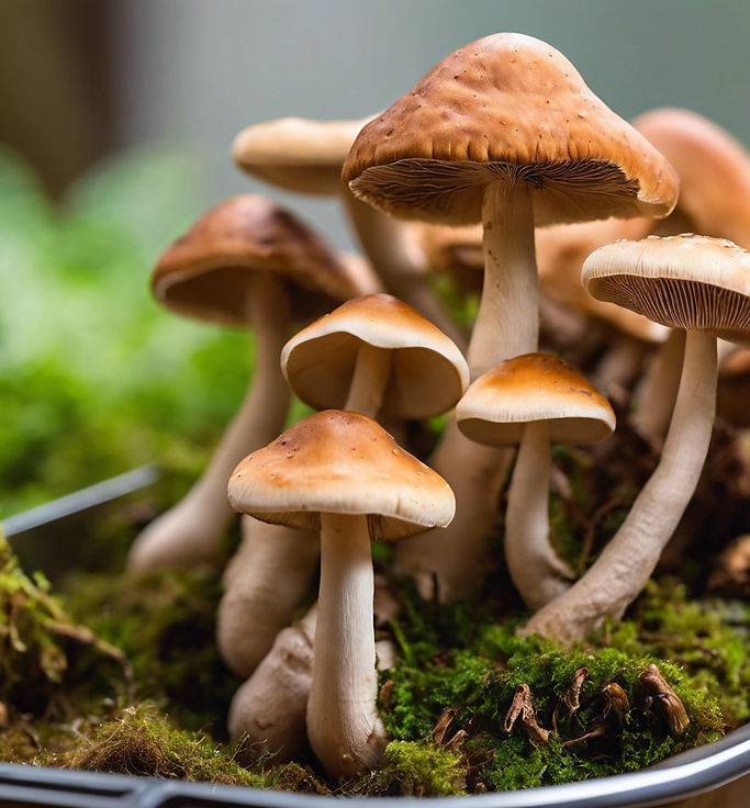 growing real magic mushrooms in a tray.jpg