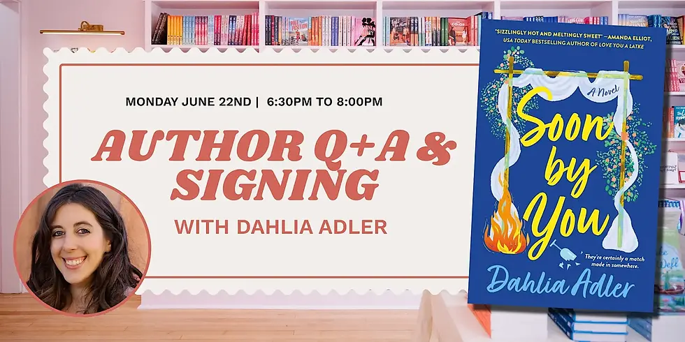 Q+A and Signing with Author Dahlia Adler