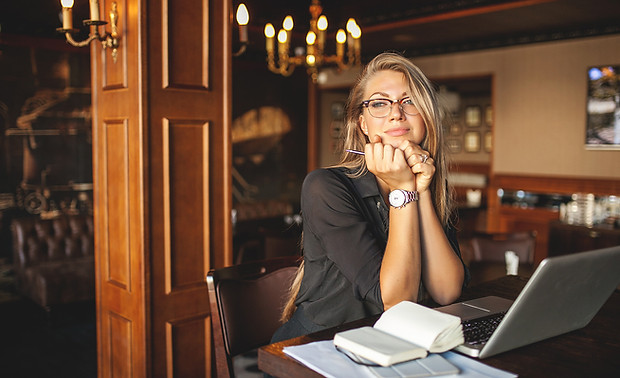 Inspired Businesswoman