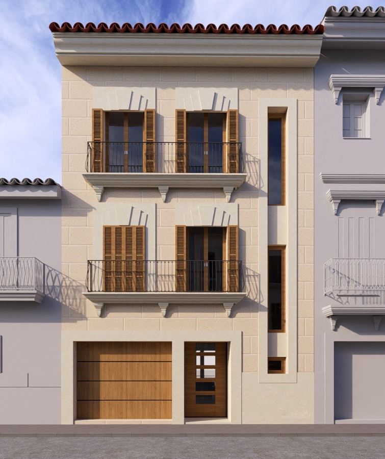 Palma - Santa Catalina Frontansicht Render