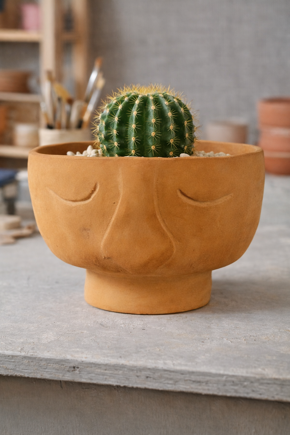 Création en grès cours Nais Miss Terres