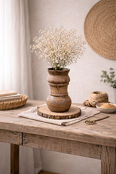 Vase en grès pièce unique