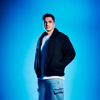 Record Producer & DJ SYNEKK during a photoshoot.