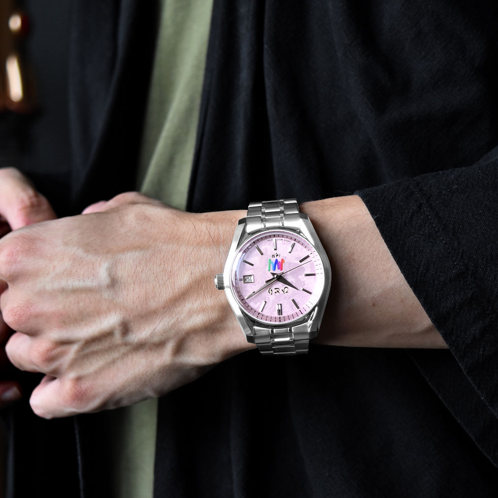 Wrist shot of hitori yoshino watch