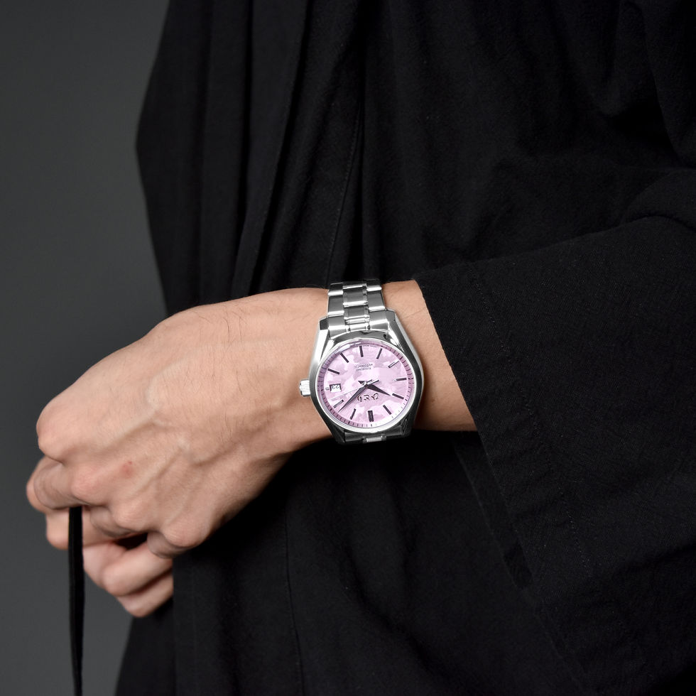 Wrist shot of Hitori Yoshino watch