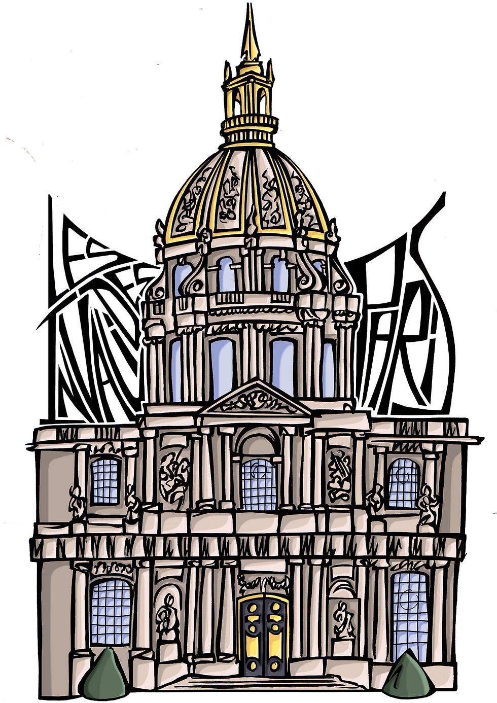 Les Invalides par Redpaln