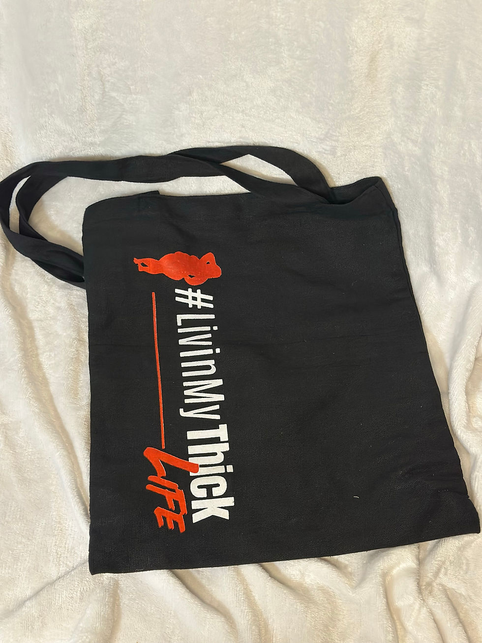 #LivinMyThickLife Tote bag