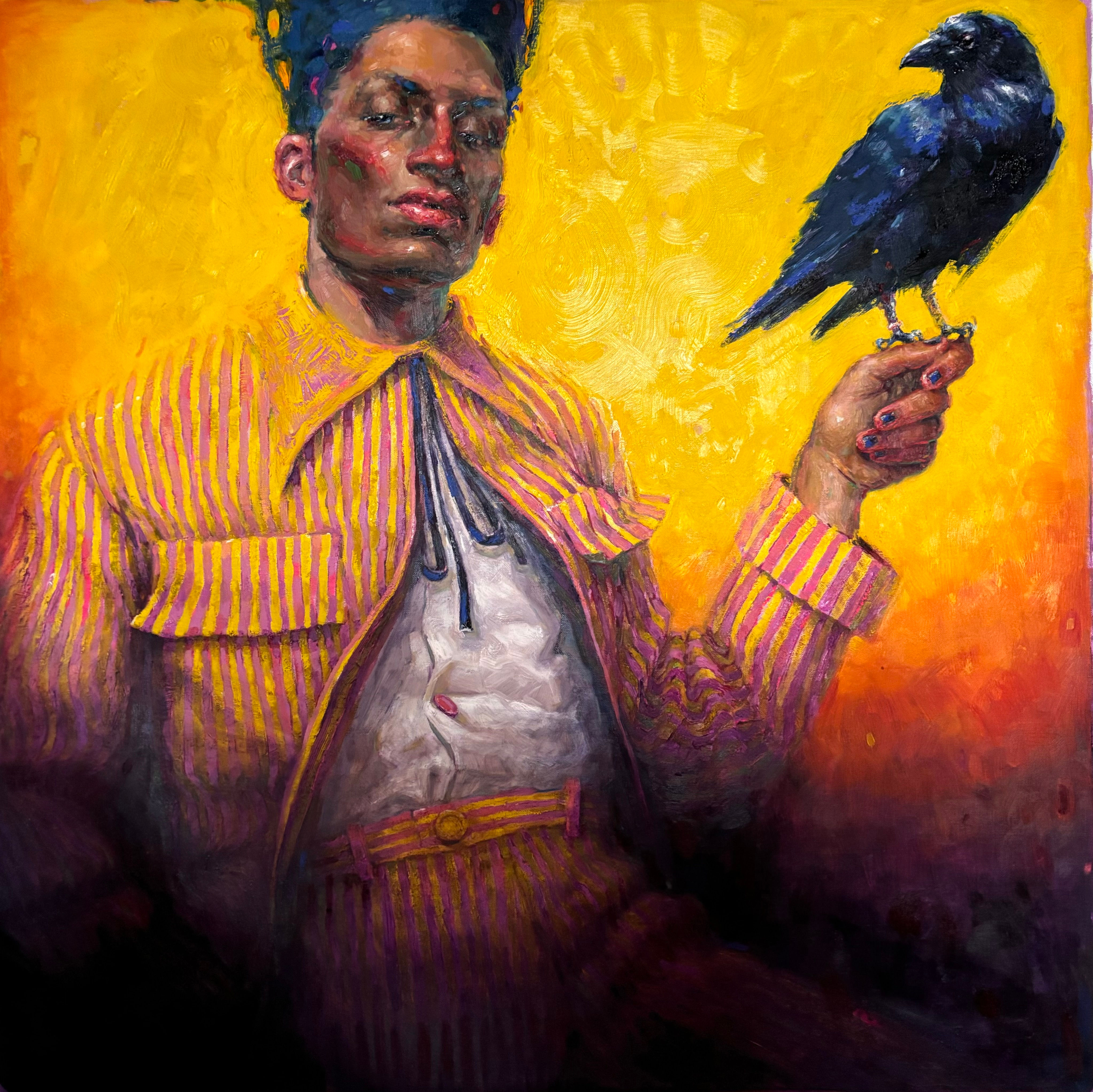 Rebel, 2024, 120x100cm, Oil on canvas