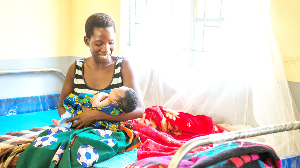 Safe mothers give birth at health facilities.