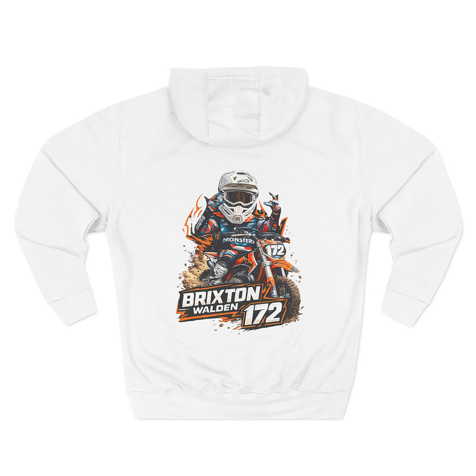 Thumbnail: Motocross Rider Hoodie - Brixton Walden #172 Racing Graphic Fleece