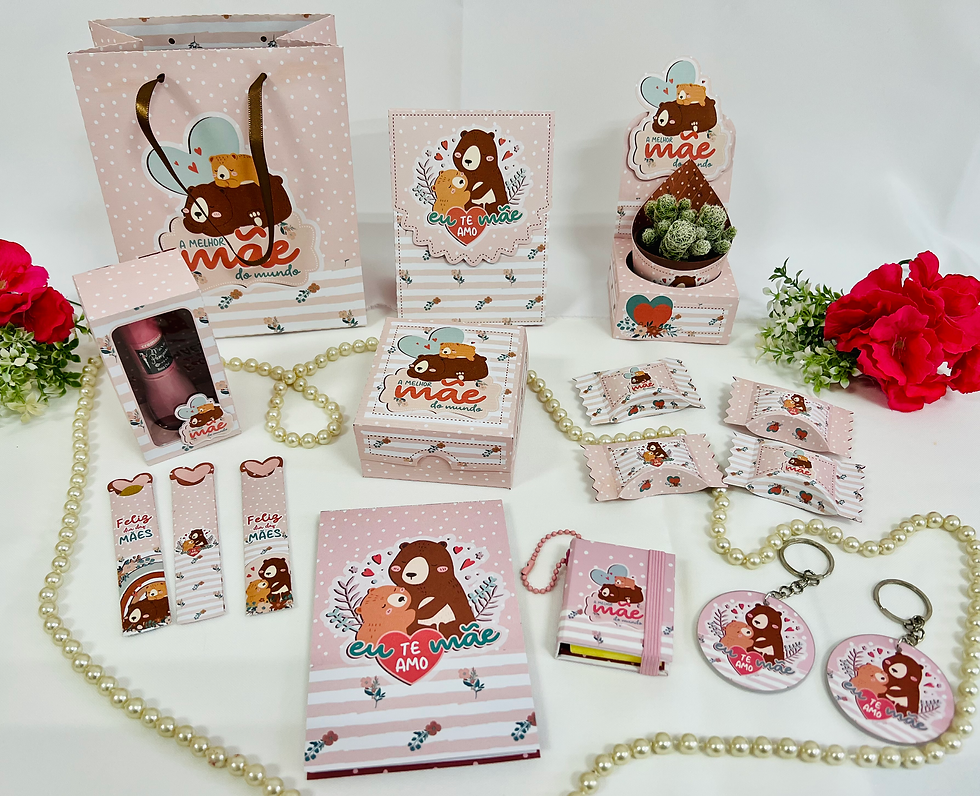 Mini Kit dia das Mães - Mãe Ursa- Arquivo Digital