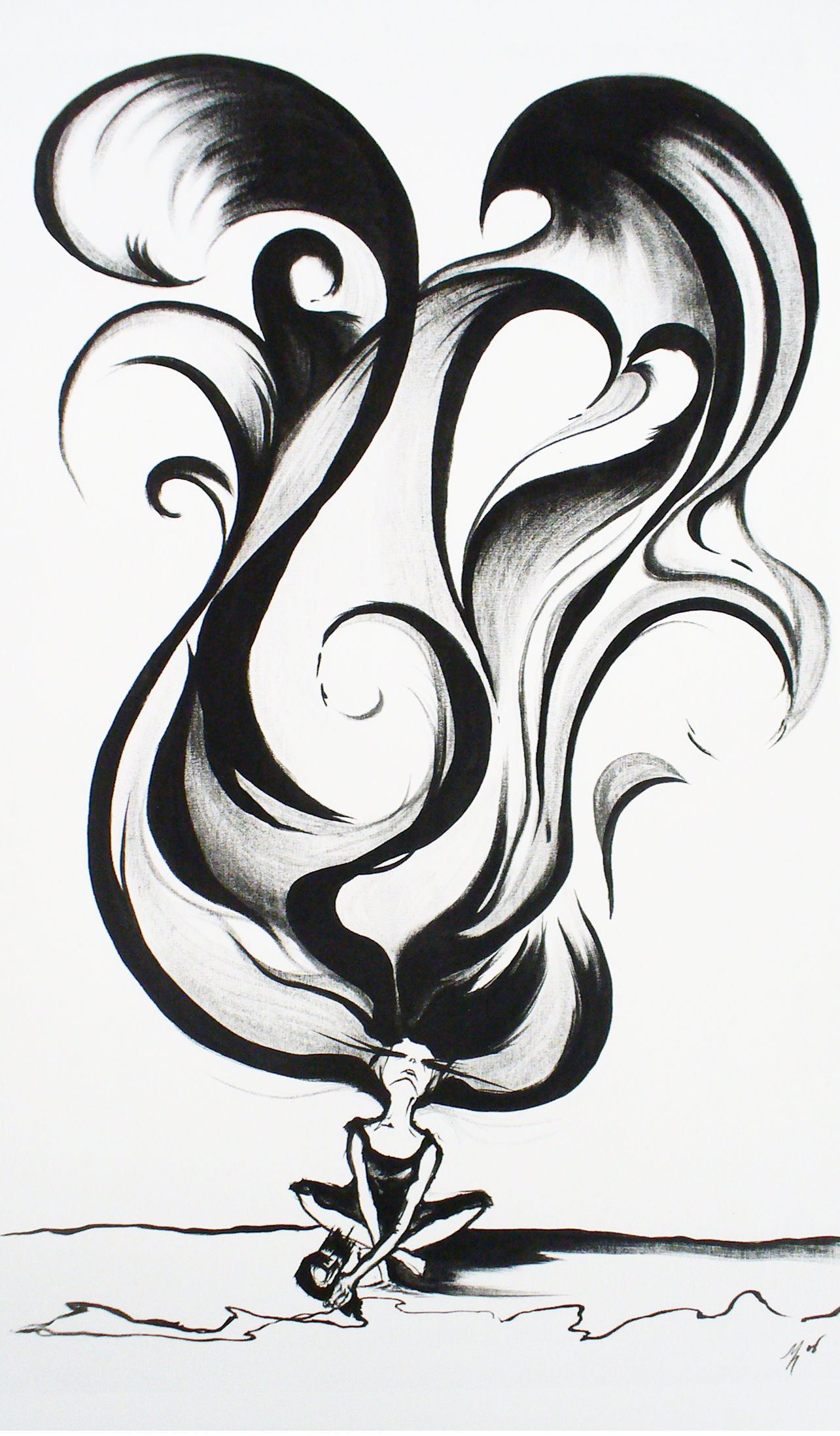 Print- "Blown" Giclee