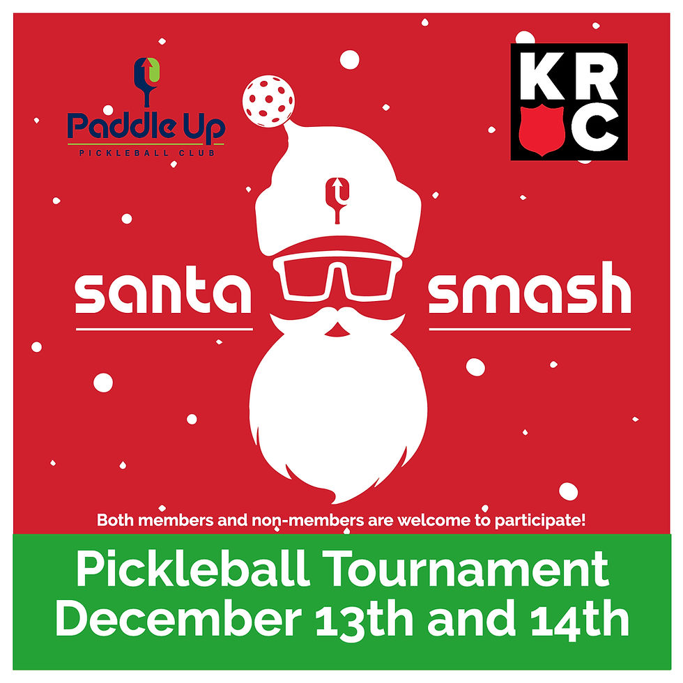 Quincy's Santa Smash Pickleball Tournament! (12/13-14)