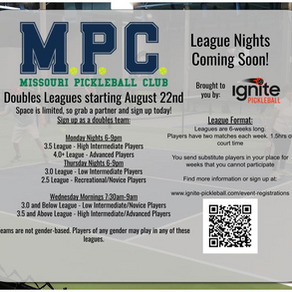 MPC Doubles Leagues in August