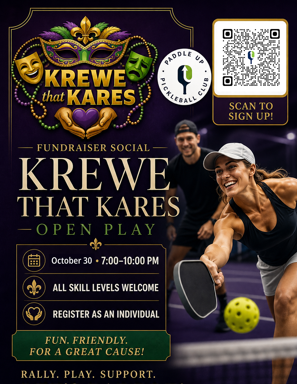 Krewe That Kares Pickleball Night! - Friday Oct 30