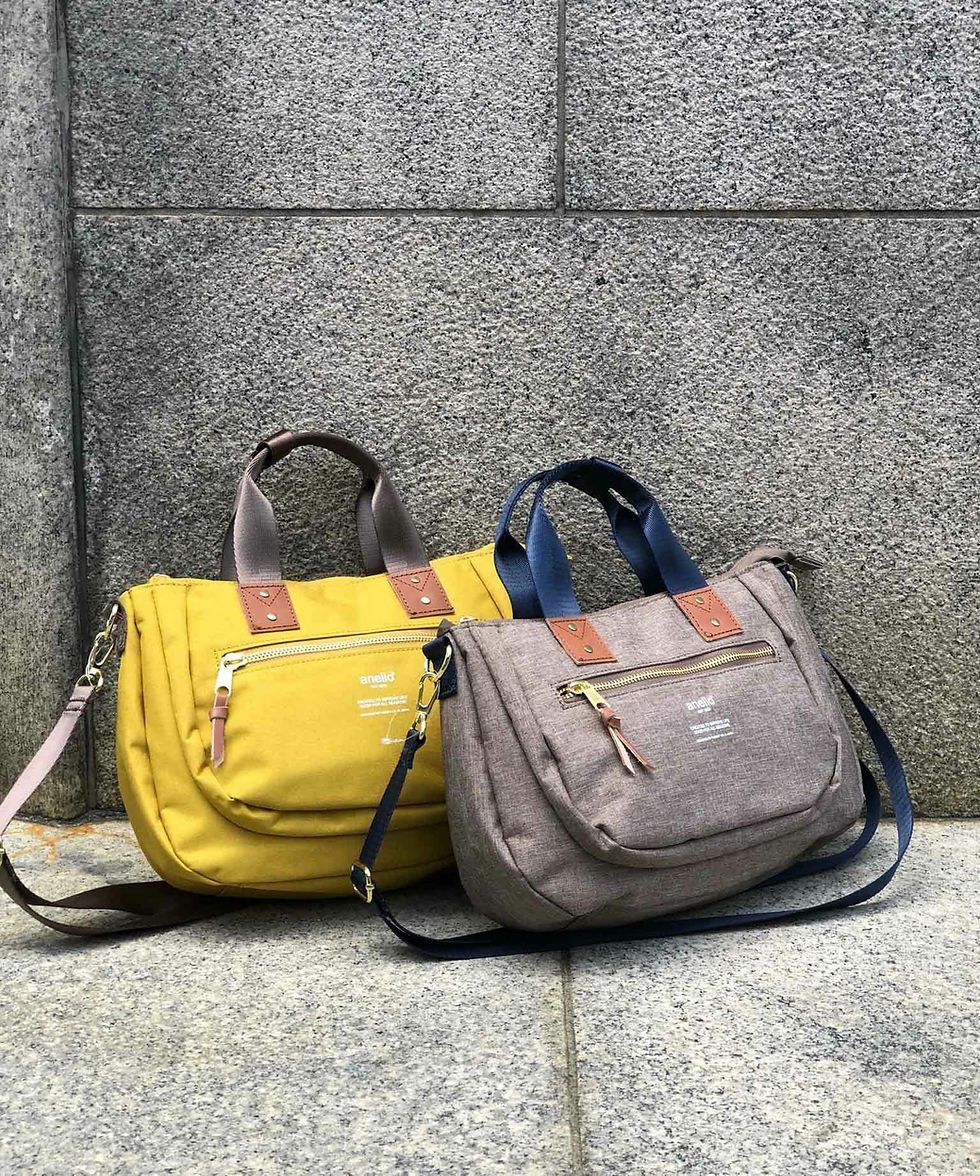 縮圖：Anello - ATELIER系列 雙用式迷你手挽側揹袋 AT-C3163Z（灰色）