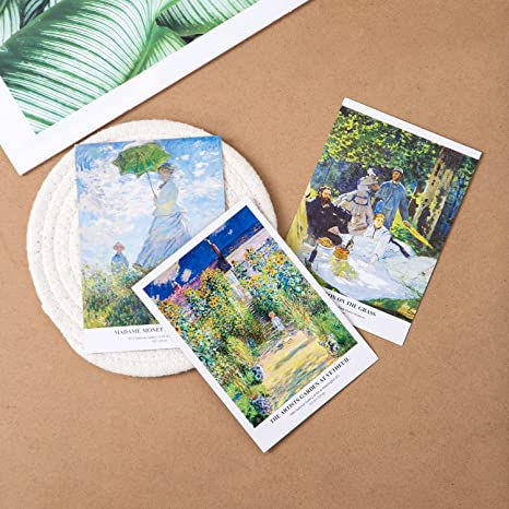 縮圖：EDENMS Claude Monet Art Postcards Note Cards 明信片 記事卡片 (共30張)