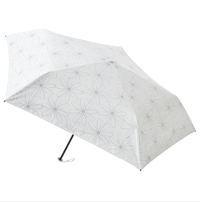 Estaa 日本直送 輕量1g 晴雨兼用防uv 遮光遮熱折傘短傘日傘 蕾絲花朵白色 花のレースホワイト Big Panda Ltd Estaa 日本直送 輕量1g 晴雨兼用防uv 遮光遮熱折傘短傘日傘 蕾絲花朵白色 花のレースホワイト Big Panda Ltd