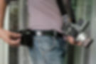 Thumbnail: (3rd Party) Cowhide Leather Pouch For Hasselblad A12 A24 A16 Magazine Film Back