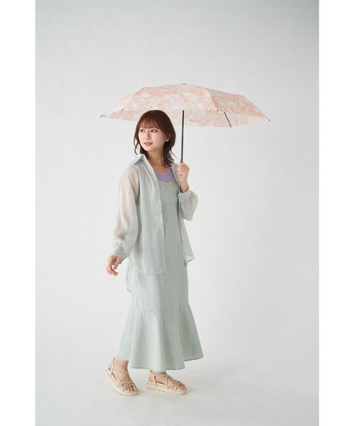 縮圖：estaa - Float Flower 防紫外線 防風 晴雨兼用折疊傘 縮骨遮 10317