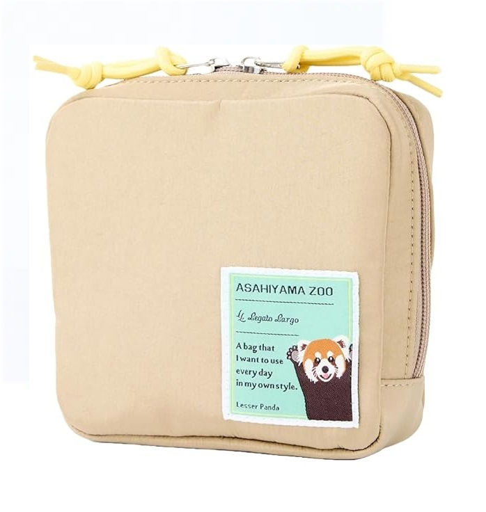 縮圖：Legato Largo 【北海道旭山動物園】可愛動物應援系列 防水布料大容量化妝包 雜物袋  LAI-V0001