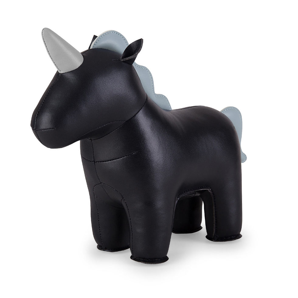 縮圖：ZUNY - Zuny系列 獨角獸Nico 紙鎮（黑色）