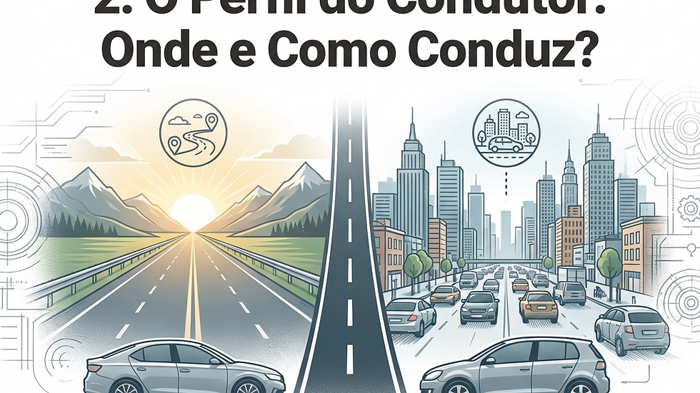 2. O Perfil do Condutor: Onde e Como Conduz?
