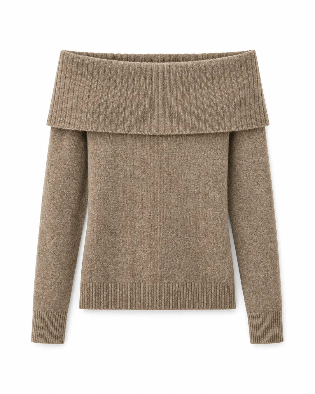 Maglia Please over con manicotto - Moro