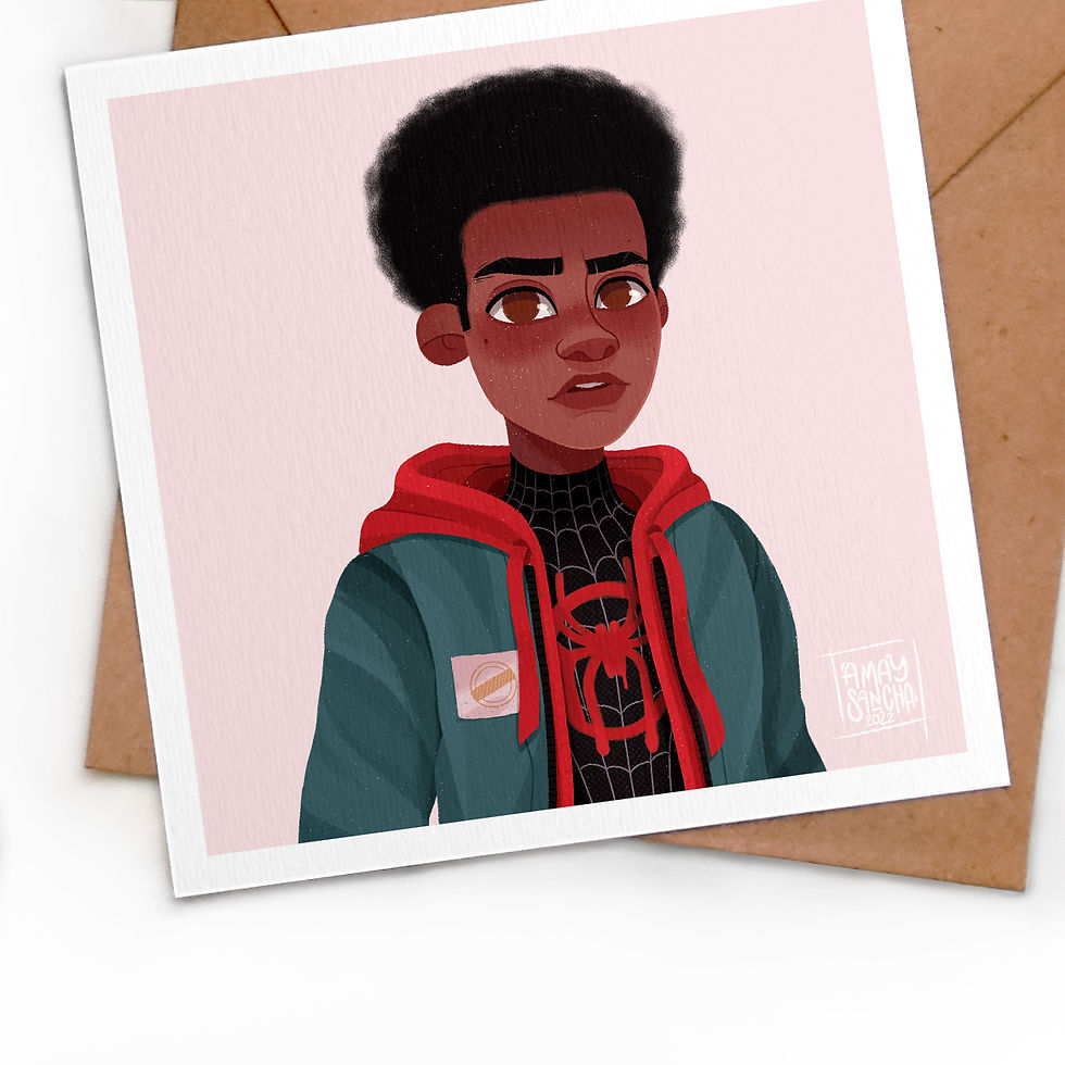 Thumbnail: Carte Carrée Miles Morales