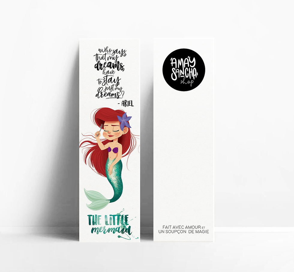 Miniature : Marque-pages Ariel