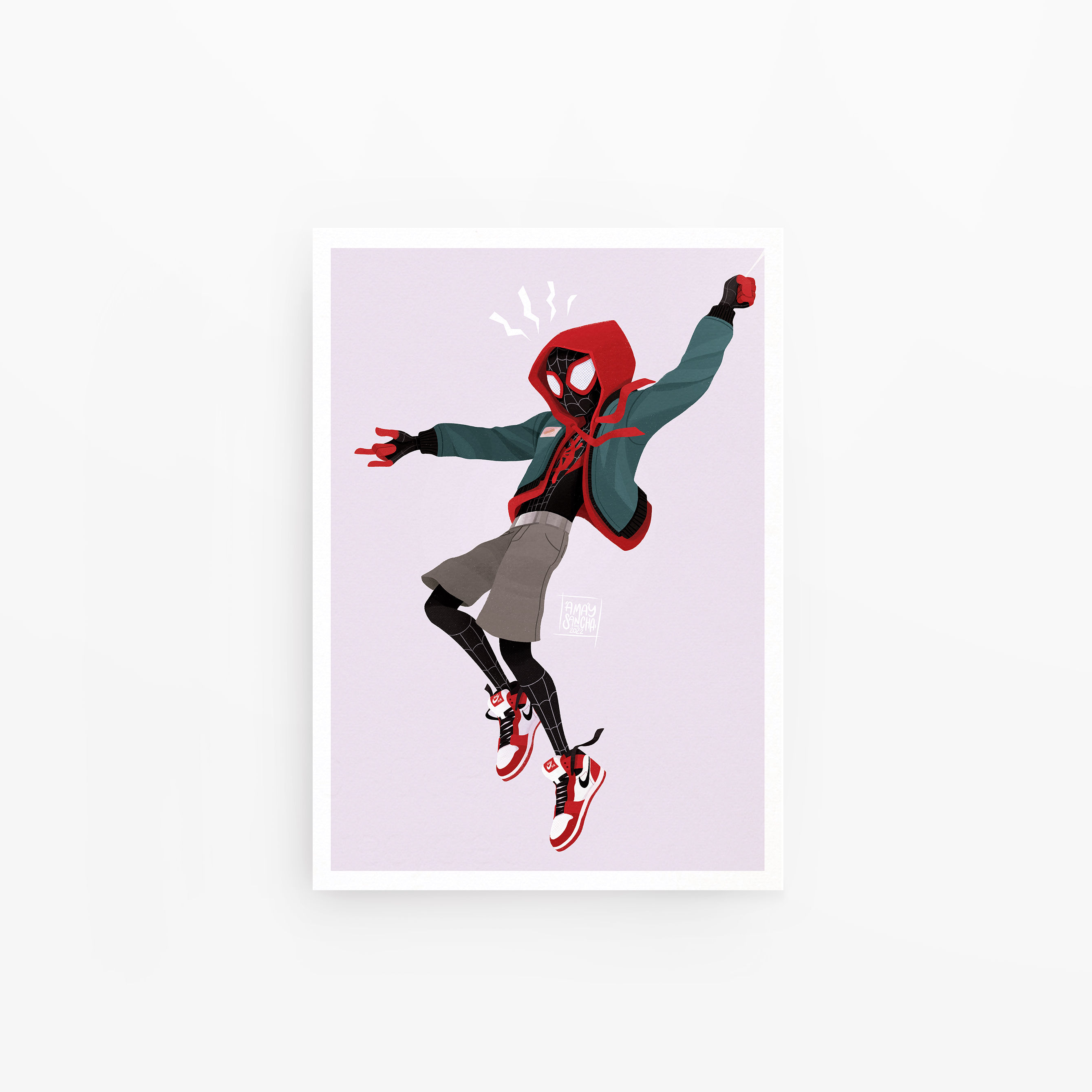 Illustration A4 Flying Miles