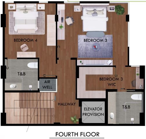 縮圖：GR426 Brand New 4-Car Townhouse For Sale in New Manila