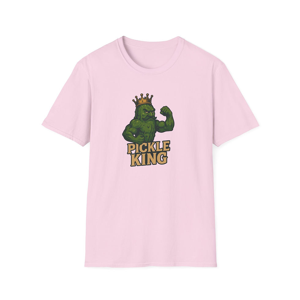 Thumbnail: Pickle King Shirt, Funny Muscle Pickle T-Shirt for Men, Pickle Lover Gift