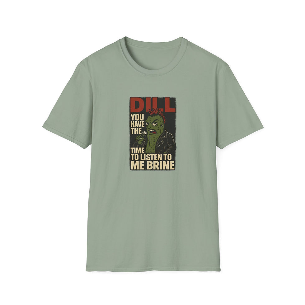 Thumbnail: Punk Pickle Shirt, Funny Dill Brine Punk Rock Graphic Tee for Green Day Fans